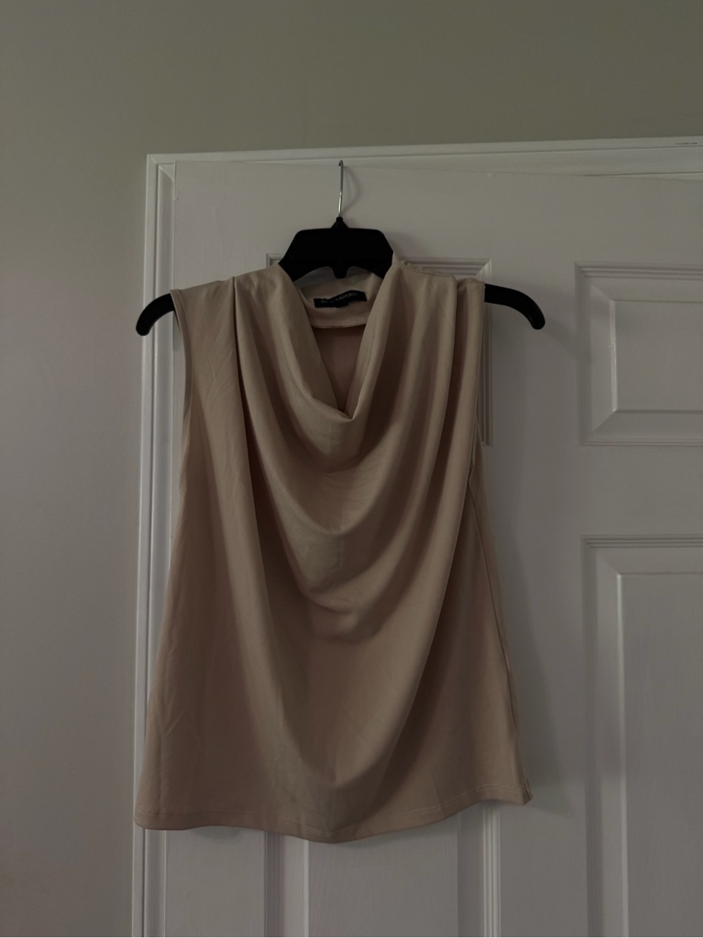 Sleeveless Cowl Neck Top